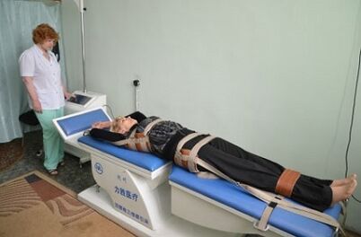 Wirbelsäulentraktion bei thorakaler Osteochondrose